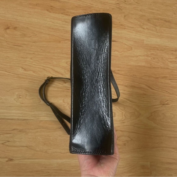 |Bally| Vintage Crossbody Black Leather Shoulder Bag - Picture 9 of 14